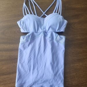 Elegant Lavender Strappy Chemise